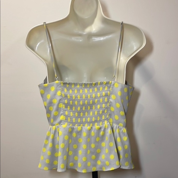 Zara Yellow Polka Dot Camisole - Picture 3 of 7